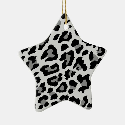 Leoparddruck Keramikornament (Rechts)