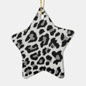Leoparddruck Keramikornament (Links)