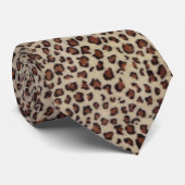 Leoparddruck Krawatte (Gerollt)