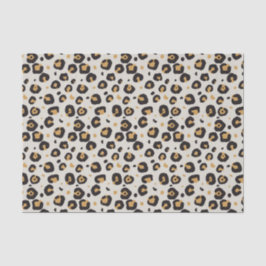 Leoparddruck mit heller Färbung Seidenpapier