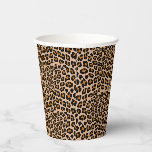Leoparddruck Pappbecher (Rechts)