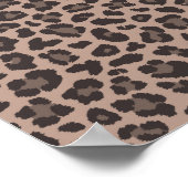 Leoparddruck Poster (Ecke)