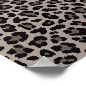 Leoparddruck Poster (Ecke)