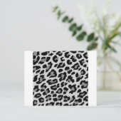 Leoparddruck Postkarte (Stehend Vorderseite)