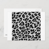 Leoparddruck Postkarte (Vorne/Hinten)