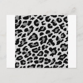 Leoparddruck Postkarte