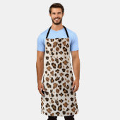 Leoparddruck Schürze (Getragen)