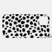 Leoparddruck - Schwarz und Weiß Case-Mate iPhone Hülle (Rückseite (Horizontal))