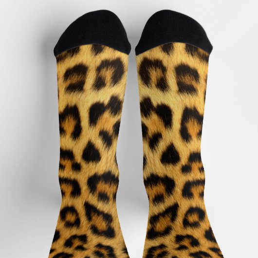 Leoparddruck Socken (Oben)