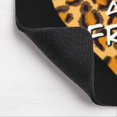 Leoparddruck | Wild und freies Herz | LIEBE T - SH Mousepad (Ecke)