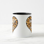 Leoparddruck | Wild und freies Herz | LIEBE T - SH Tasse (Zentrum)