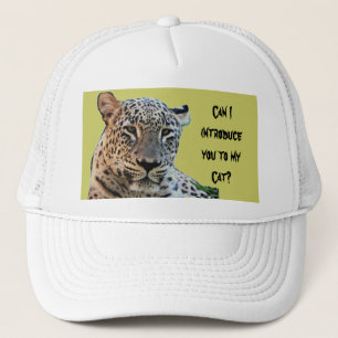 Leoparddrucke Truckerkappe