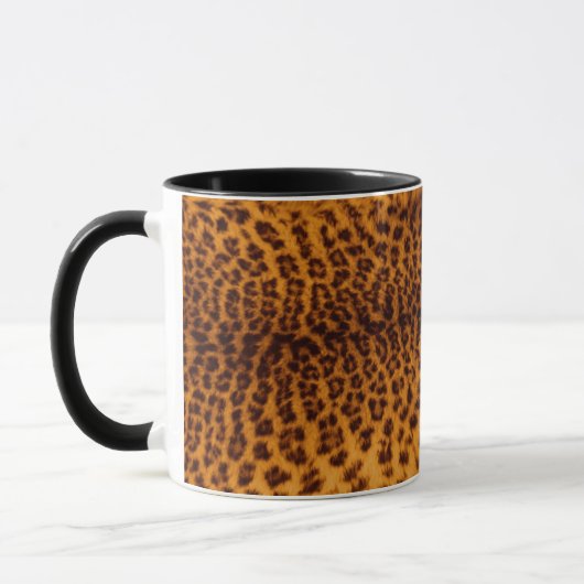 Leoparddruckschwarzes gepunktete tasse (Links)