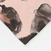 Leoparde, Tierhaut nahtlos Muster. Fleecedecke (Ecke)