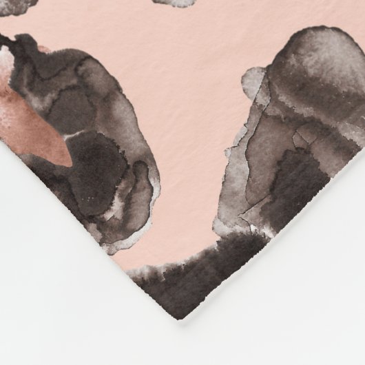 Leoparde, Tierhaut nahtlos Muster. Fleecedecke (Ecke)