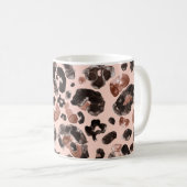 Leoparde, Tierhaut nahtlos Muster. Kaffeetasse (VorderseiteRechts)
