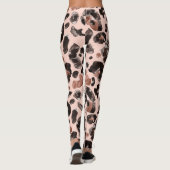 Leoparde, Tierhaut nahtlos Muster. Leggings (Rückseite)
