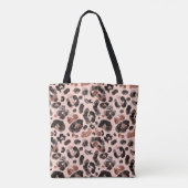 Leoparde, Tierhaut nahtlos Muster. Tasche (Rückseite)