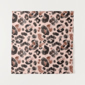 Leoparde, Tierhaut nahtlos Muster. Wandteppich (Vorderseite (Horizontal))