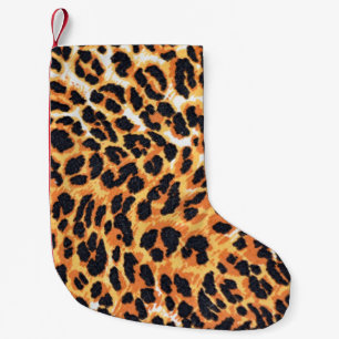 Leoparden als Untergrundleopard, Muster, Druck, Sk Kleiner Weihnachtsstrumpf