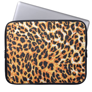Leoparden als Untergrundleopard, Muster, Druck, Sk Laptopschutzhülle