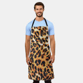 Leoparden als Untergrundleopard, Muster, Druck, Sk Schürze (Getragen)