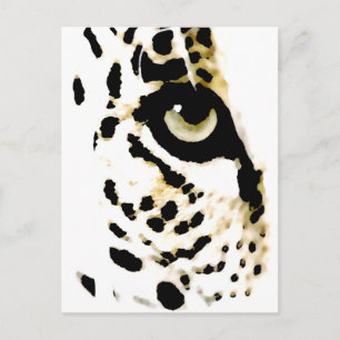 Leoparden-Auge Postkarte