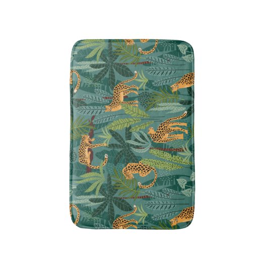 Leoparden Badematte (Vorderseite Vertikal)