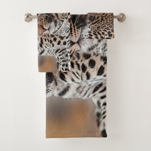 Leoparden Badhandtuch Set (Insitu)