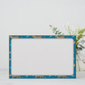 Leoparden Briefpapier (Stehend Vorderseite)