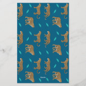 Leoparden Briefpapier (Rückseite)