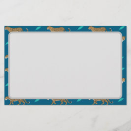 Leoparden Briefpapier