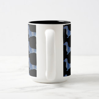 Leoparden-Dachshund Zweifarbige Tasse