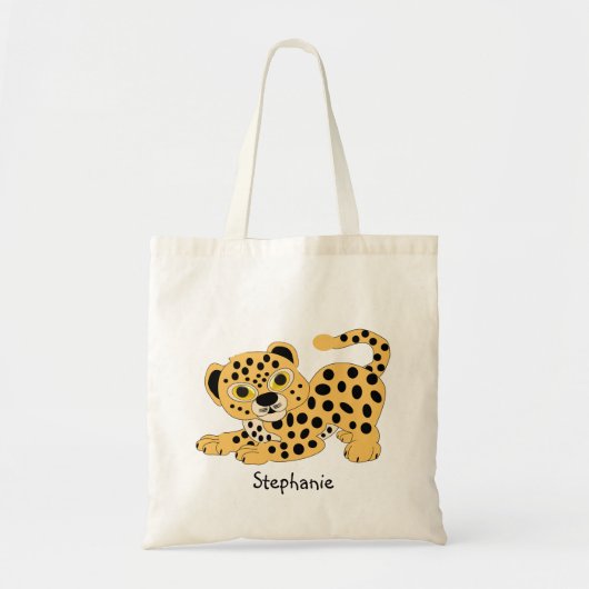 Leoparden-Design Tragetasche (Vorne)