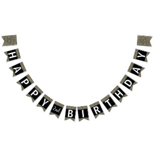 Leoparden-Druck-Banner, anpassbar Wimpelkette