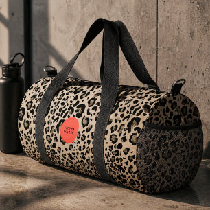 Leoparden-Druck-Duffelbag Stylischer Tier-Duffel Duffle Bag