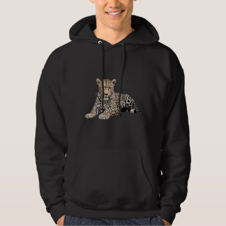 Leoparden-Druck Hoodie