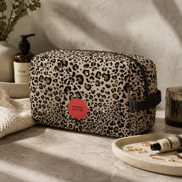 Leoparden-Druck-Kosmetiktasche | Stylische Kosmeti Waschbeutel