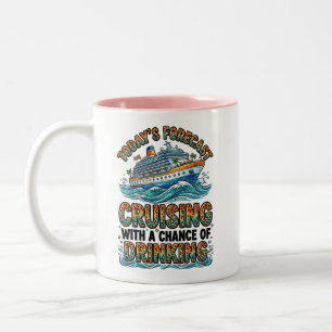 Leoparden-Druck Kreuzfahrt mit Trink-Chance  Zweifarbige Tasse