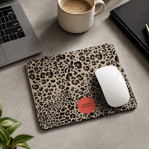 Leoparden-Druck-Mauspad Stylische Mauspadteppich Mousepad