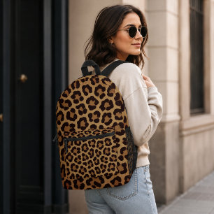 Leoparden-Druck-Muster Bedruckter Rucksack