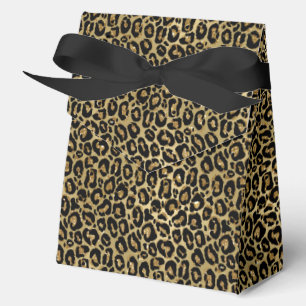 Leoparden-Druck-Party-Geschenkbox Geschenkschachtel