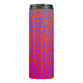 Leoparden-Druck Psychedelisch Thermosbecher (Rückseite)