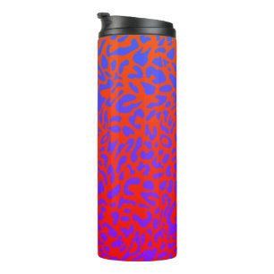 Leoparden-Druck Psychedelisch Thermosbecher