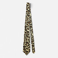 Leoparden-Druck-Spaß-Krawatte