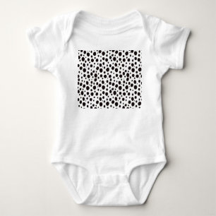 Leoparden-Druck Vintage nahtloses Design Baby Strampler