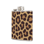 Leoparden-Druckmuster Flachmann (Links)