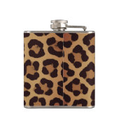 Leoparden-Druckmuster Flachmann (Rückseite)
