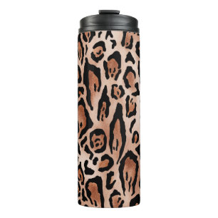 Leoparden-Druckmuster Thermosbecher