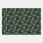 Leoparden Dschungel Geschenkpapier Set (Vorderseite 3)